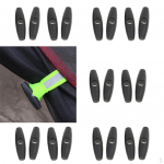 20 pcs Oval Toggle Stopper for Camping Hiking Replacement Sports Backpacks Tie Up Fasten Buckle