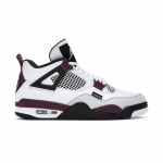 Paris Saint-Germain x Air Jordan 4 Retro Bordeaux Unisex Tossud Valge Neutraalhall Must CZ5624-100 43