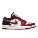 Air Jordan 1 Low Valged Gym Red Naiste Tossud Must Valge DC0774-160 36.5