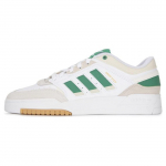 Adidas Drop Step Low Valge Poolkohtu Roheline Unisex Tennised Pilvevalge HQ7132 44⅔