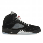 Air Jordan 5 Retro OG Black Metallic Reimagined Meeste tossud Valge Metallik-H&otilde;bedane Tulepunane HF3975-001 47.5