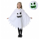 Halloweeni Laste Cosplay Kost&uuml;&uuml;m Valge Must Helendav Vaim Helendav N&auml;o Keep Sall Peokost&uuml;&uuml;m Poisid Keep T&uuml;druk 100