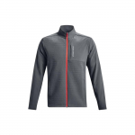 Under Armour Storm Revo Jakk &Uuml;hev&auml;rviline Tr&uuml;kitud T&auml;helogo T&otilde;mblukk P&uuml;stkrae Meeste Jakk Hall 1373407-012 M
