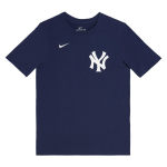 Nike X MLB koost&ouml;&ouml; T-s&auml;rk New York Yankees &Uuml;mmarguse kaelusega Pullover Mugav L&uuml;hikeste varrukatega Laste &uuml;laosad Tumesinine 3Z3B3SA4D-NYYDJ S