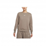 Nike Sportswear Phoenix Fleece Pullover Pikkade varrukatega sviiter Naiste topid Pruun DQ5752-233 S