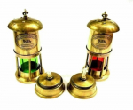 Antiikne messingist v&auml;ike lamp Vintage merenduslaev paadivalgusti latern Dekoor M aero