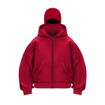 Meeste Balaklava Kapuutsiga Lukuga Jakk Maskiga Kapuutsiga Dressipluus Tuulekindel Sportlik Mantel Suurte Taskutega Vaba&otilde;huspordi Fitness Talvine Igap&auml;evane L punane