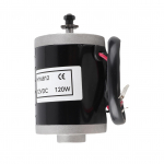 MY6812 12V 120W kiire v&auml;ike harimootor koos rihmarattaga elektrilise t&otilde;ukeratta E jalgratta lisavarustusega valge