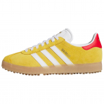 adidas Gazelle Spikeless Golf Bold Gold Unisex Tossud Cloud-White Better-Scarlet JS1896 40⅔