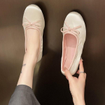 Prantsuse Vibu &Uuml;mar Varvas Ballett &Uuml;hed Kingad Naistele Xia Xiaolu Kingad &Otilde;rn Tuul Slip-on Lamedad Kingad 35 roosa