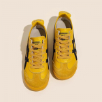 Sisemine k&otilde;rguse kasv! Punased Dexun kingad 2025 s&uuml;gis uus Ameerika retro vabaaja spordi k&otilde;rgekontsaga Forrest Gump kingad 36 kollane