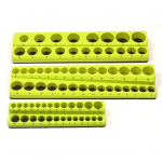 3 tk Magnetiline Pesa Organiseerija Hoiuriiul Suure Mahutavusega Raskekaaluline Universaalne Ajam Meetriline SAE Pesa Alus roheline