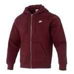 Nike Club Fitness Classic Tikitud Mugav Fliisist Soe Jakk Meeste Jakid Tume-punane FN3862-619 M black