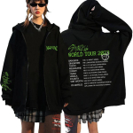 Stray Kids Kpop Maxident Prindiga Lukuga Kapuutsiga Dressipluus Korea Stiil Y2 L must