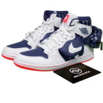 Air Jordan 1 Retro Tossud High Utility Quai 54 Meeste DV1717-100 EU 41 indigo/valge