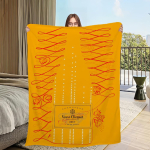 V-Veuve-ES C-Clicquot-ES Tekk Flanell soe mugavus pehme pl&uuml;&uuml;sist tekk Piknikuks Voodid Diivanid Kodud Ja Magamistoad 30x40in