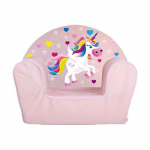 Fauteuil enfant - BigBuy Home - Rose clair - 1 place - Style contemporain - Design roosa