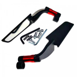 For Ducati MULTISTRADA 1200 STREETFIGHTER Scrambler Modified motorcycle rearview mirror rotating fixed wind wing reflector C