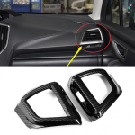 2pcs Car Interior Front Air Vent Outlet Cover Trim Frame Fit for Subaru Forester SK ABS material automobiles