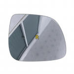 Car Heated Wide Angle Mirror Glass For Volkswagen Vw Amarok Transporter T5 T6 CARAVELLE 2009 - electric heating lens right heating