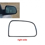 For Hyundai Tucson 2005 2006 2007 2008 Door Wing Rear View Mirrors Lenses Outer Rearview Side Mirror Glass Lens without Heating 1pcs right no heatin