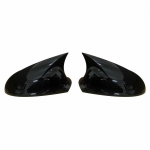 For Vauxhall Astra Opel Astra J mk6 Sedan Hatchback Bat Mirror Cover 2010-2015 M style Side Wing Mirror Cover Caps Add on Pair Glossy Black