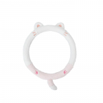 Autumn and winter car steering wheel cover plush cartoon warm and antifreeze car interior handle cover cute car steering wheel c 3