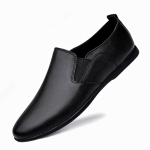 Moodne Moem&auml;rk Meeste Nahast Vabaaja Kingad Klassikalised Lamedad Loafersid Kevad Uus Massaažitallaga Meeste &Auml;ri T&ouml;&ouml;kingad Mugavad 46