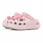 Crocs Crush Clog Kommi Sigatall EVA Armas Graffitiga Makroon V&auml;rske Lihtne Augud Kingad Unisex Roosa 37-38 roosa