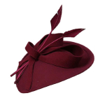 Vintage Fascinator M&uuml;ts Naistele Pulma Fascinator Peapael Vintage Pillbox M&uuml;ts Pruudipidu Kirik Igap&auml;evane Kandmine vaarika/punane