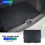 Volvo EX30 2024 2025 jaoks Kleebis Flanell Suede Tagumine Pagasiruumi Matt Tarvikud Mustusevastane Pagasiruumimatt Kate FOR EX30