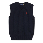 Unisex V-kaelusega Tikitud Punutud Villane Vest &ndash; Kerge, Hingav, Puhta Mugavusega Kevadeks ja S&uuml;giseks. M black