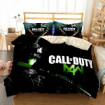 Uus 3D-tr&uuml;kiga Call-of-duty Voodipesukomplekt &Uuml;he-, Kahekohaline, T&auml;issuuruses, Kuninganna, Kuninga Suuruses M&auml;ngu Laskmisega Voodikomplekt T&auml;iskasvanutele Lastele Magamistuppa Tekikoti Komplektid EU Single(135*200cm)3pcs