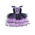 T&uuml;drukute Halloweeni Must-Lilla Lolita Printsessi Kleit - Magus & Lahe Stiil Kohev P&uuml;hadekleit 8Y pink