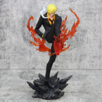 Uued 24cm One Piece animefiguurid Sanji Kuradi &uuml;likonnas PVC GK kuju mudel kollektsiooniruumi kaunistus laste m&auml;nguasjad lastekaitsep&auml;eva kingitused