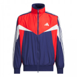 Adidas Spordir&otilde;ivad FW25 Kohustuslik Kolme Triibuga L&otilde;tv V&auml;rviplokk V&otilde;rkvoodriga Tuulekindel Hingav Pikkade Varrukatega Jakk Meeste jakid KF3678 L