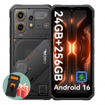 OSCAL MARINE 3 Android 16 Nutitelefon 8GB+256GB MediaTek Helio G81 Tugevdatud telefon Mobiilne 8+256 with a phone case must