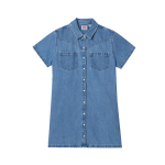 Levis Relaxed American Vintage Vabaaja Mugav Denim L&uuml;hikeste Varrukatega Kleit Naiste kleidid 006LG-0001 M