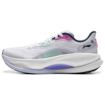 Li Ning Yueying 4 PRO Slip Resistant Cushioning Rebound Low top Casual Running Shoes Men's White Purple ARHV007-1 40