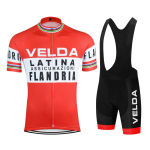 2026 Flandria Punane Jalgrattur Rattasportlane Mees Retro Mtb Jalgratturi Riietuskomplekt S&auml;rgi L&uuml;hikeste Varrukatega Rattasport Enduro Retro S&auml;rk &Uuml;likond Tripel P&uuml;ksid 5XL red
