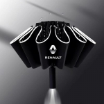 Renault 2026 Uued ilukilbid Auto Vihmavarju Kleebis LED Helkurribaga Vihma Tuule Vihmavarju Renault Megane 2 3 Clio Scen jaoks punane