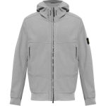 Stone Island S&uuml;gis/Talv 24 Soft-Shell Seeria Rinnam&auml;rk Tuulekindel Veekindel Hingav Kapuutsiga T&otilde;mblukuga Pikkade Varrukatega S&uuml;gis-Talve Jakk Unisex Jakk 8115Q0322-V0060 S gray
