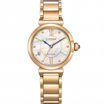 CITIZEN L Light Powered Kvartsliikumisega K&auml;ekell Naiste K&auml;ekell P&auml;rlmutterv&auml;rvi Kella sihverplaat EM1073-85Y Regular Watch Box
