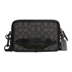 Coach Charter 19 Klassikaline Mitme Taskuga Kahe T&otilde;mblukuga Suletav Monogrammiga Kangast ja Nahast &Otilde;la- v&otilde;i Crossbody Kott V&auml;ikesed Meeste Kotid Must CC069-MI5 Basic Set (Bag+Dust Bag)
