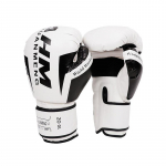 Poksikindad Sparringukindad Meestele PU Nahast Poksikott Muay Thai V&otilde;itlusv&otilde;itlus T&auml;iskasvanute Muay Thai V&otilde;istluskindad 6oz valge