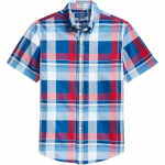 Polo Ralph Lauren SS25 Ruuduline L&uuml;hikeste Varrukate S&auml;rk Meeste s&auml;rgid MNPOWOV1N820075-999 S