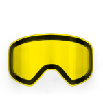 Magnetic ski goggles, double-layer anti-fog, outdoor sports, anti-UV, mountaineering protective eyewear, unisex ski goggles Sand black frame-Full sun red