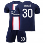 2022-23 PSG koduv&auml;ljaku valge s&auml;rk #30 Messi #7 Mbapp&eacute; #4 Ramos #11 Di Mar&iacute;a Jalgpallis&auml;rgid 16