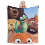 Superpehme Hoppersed Armas Kobras Multikas Flim 2026 Visketekk Esmaklassiline Flanell Fliisist Tekk Soe Pl&uuml;&uuml;sist Voodikate K&otilde;ikideks Hooaegadeks 75x100cm (30x40inch)