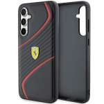 Kaitse&uuml;mbris Samsung Galaxy S23 jaoks Ferrari Twist Metalllogo Must